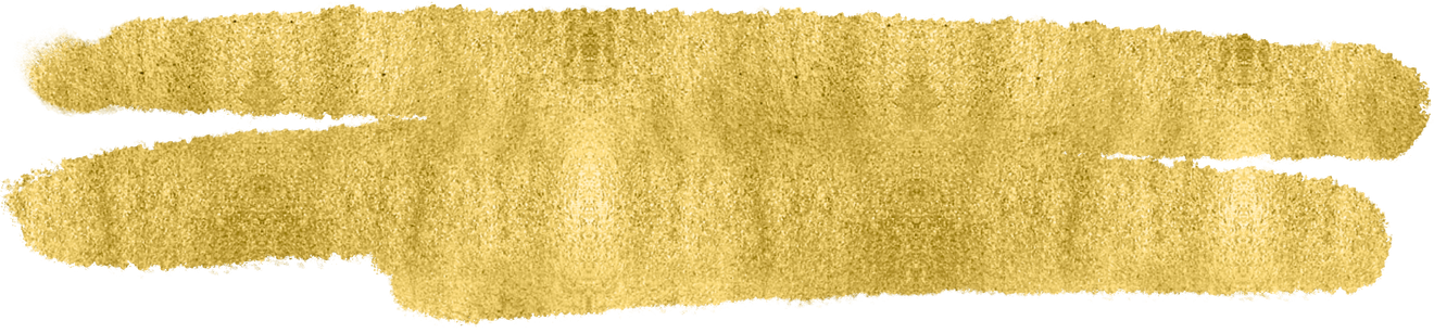 Gold Paint Brush Stroke